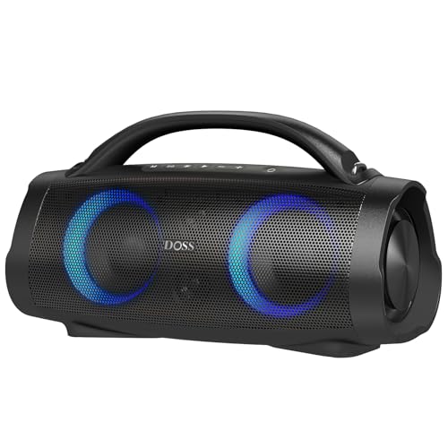 DOSS Extreme Boom Pro Bluetoothスピーカー ワイヤレス 100W 大音量 46時間再生 IPX6防水 ポータブル