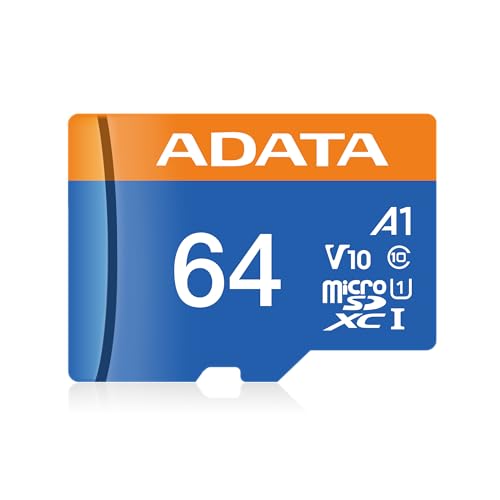 Rakuten - 【エイデータ】 microSD 64GB UHS-I クラス10 / V10 SD 5.1 最大読込速度100MB/秒 高耐久性 AUSDX64