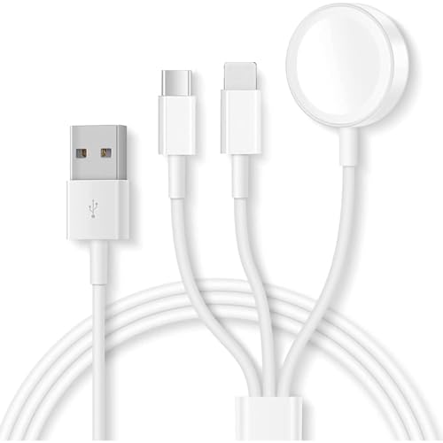 A-pple Watch用 充電器【2024最新 アップグレード版】アップ-ルウォッチ 充電器 a-pple Watch 充電 ケーブル 3in