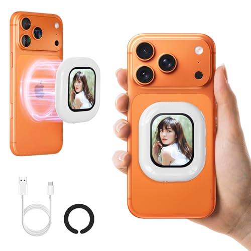 ホワイト/-/T3 MINI・Color:ホワイト・パッケージ個数:1・【P2P接続で簡単操作｜すぐに使える自撮りモニター】P2P接続方式を採用したiPhone自撮りモニターは、複雑な設定やアプリ登録は不要。電源を入れるだけでスマホと素早く...