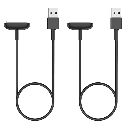 【2本セット】MoKo Fitbit Charge 6/5/Luxeとの互換性あり フィットビット チャージ6/5/Luxe用 USB充電器 1