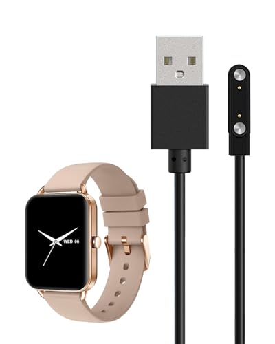 For MONOMAM Primo 1.65インチ スマートウォッチ 充電ケーブル 充電器 磁気充 USB充電【KONXISA】汎用マグネット充