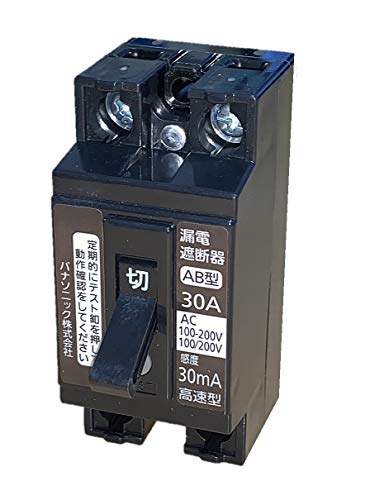 樂天商城 - パナソニック(Panasonic) 小形漏電ブレーカ 2P2E O.C付 30A 30mA BJS3032N
