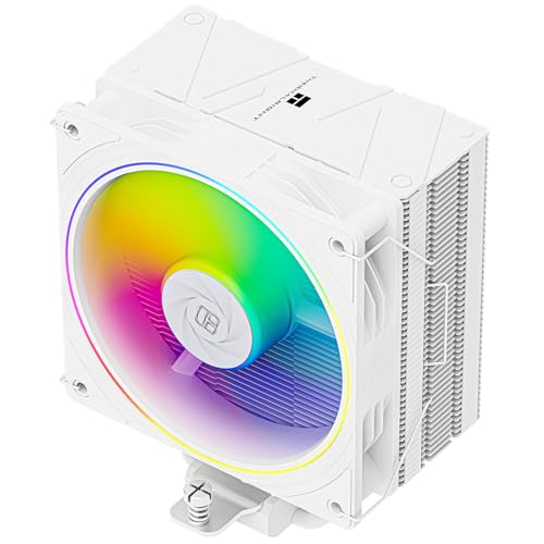 Thermalright Assassin Spirit 120 EVO WHITE ARGB CPUクーラー、4ヒートパイプ、TL-S12W-