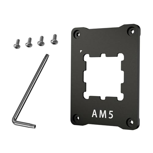 TVETE AM5-AMD グリスガード CPU曲げ防止バックル 固定カバー 全アルミ合金 固定フレーム 陽極プロセス サンドブラスト 完全フィ
