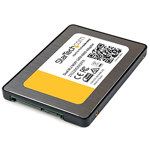 StarTech.com デュアルM.2 SSD - SATAアダプタ RAID/TRIM対応 25S22M2NGFFR