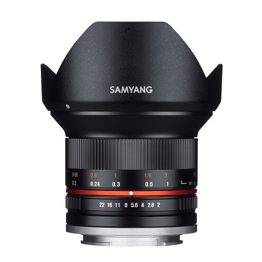 SAMYANG 単焦点広角レンズ 12mm F2.0 ブラック フジフイルム X用 APS-C用 SAMYANG 単焦点広角レンズ 12mm F2.0 ブラック フジフイルム X用 APS-C用