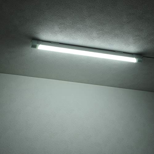 オーム電機 LEDエコスリムチューブライト コンセントタイプ 10W 昼光色 LT-NLET10D-HC 06-4040 OHM [3]