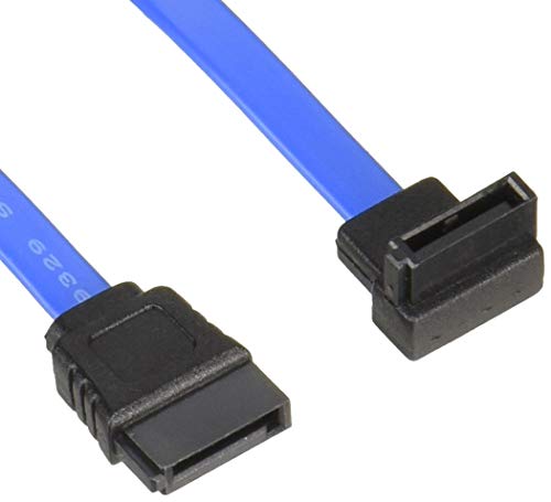 Iee1394 Cable - アイネックス(AINEX) シリアルATAケーブル 片上L型コネクタ 50cm SAT-3005UBL