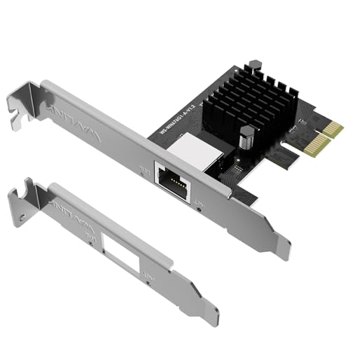 WAVLINK 2.5G Base-T LANカード PCI-E アダプター ネットワークカード 2500/1000/100Mbps PCI E