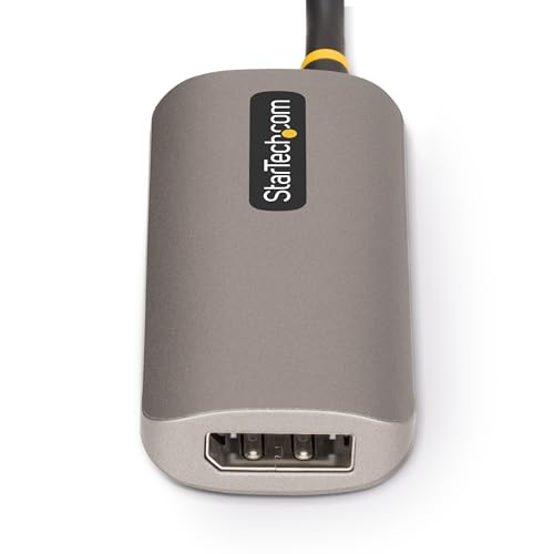 StarTech.com HDMI 2.1 - DisplayPort 1.4�Ѵ������֥롿30cm��8K60Hz�������ƥ��֡�USB�Х��ѥ