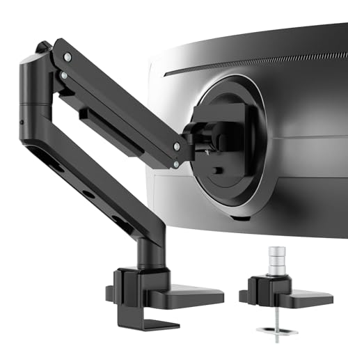 WORLDLIFT モニターアーム シングルアーム 49インチ(2~20kg)まで ガス式 ディスプレイアーム VESA規格対応