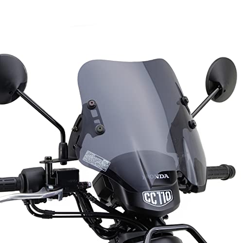 デイトナ(Daytona) バイク用 スクリーン クランプバー付き クロスカブ110(22)専用 ウインドシールド SSシリーズ ショート スモ