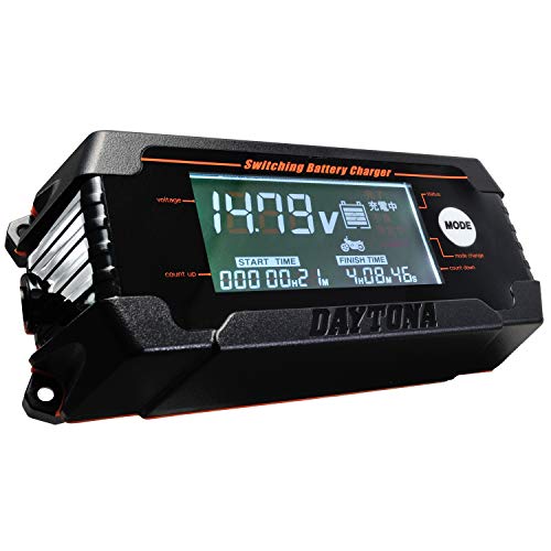 デイトナ(Daytona) バイク/自動車兼用 バッテリー充電器 (ジェル/密閉/開放式対応) 防水 ディスプレイ..