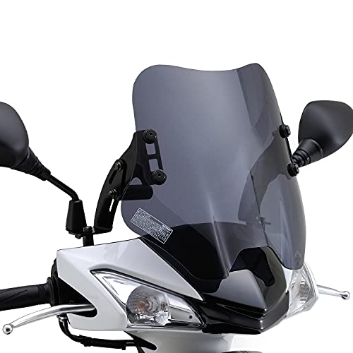デイトナ(Daytona) バイク用 スクリーン クランプバー付き シグナスX(19-20)専用 ウインドシールド SSシリーズ ショート スモ