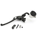 デイトナ(Daytona) NISSIN(ニッシン) バイク用 ブレーキマスターシリンダー 左側専用 横型 1/2インチ ブラックボディ/ブラッ
