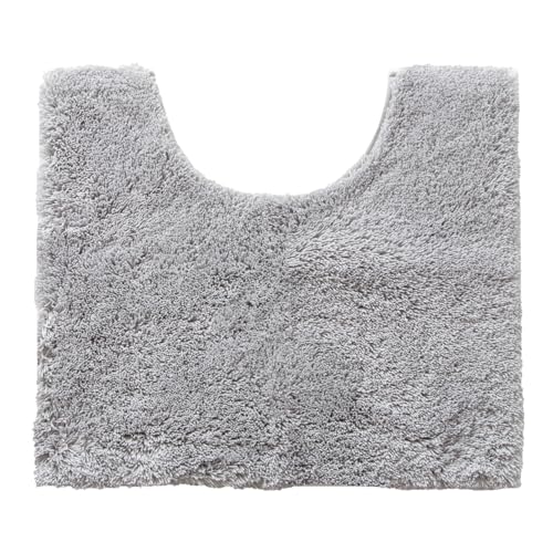 オカ(OKA) 乾度良好Dナチュレ トイレマット ミニサイズ (約48cm×55cm) グレー (かんどりょうこう 吸水 速乾 抗菌 防臭 トイ