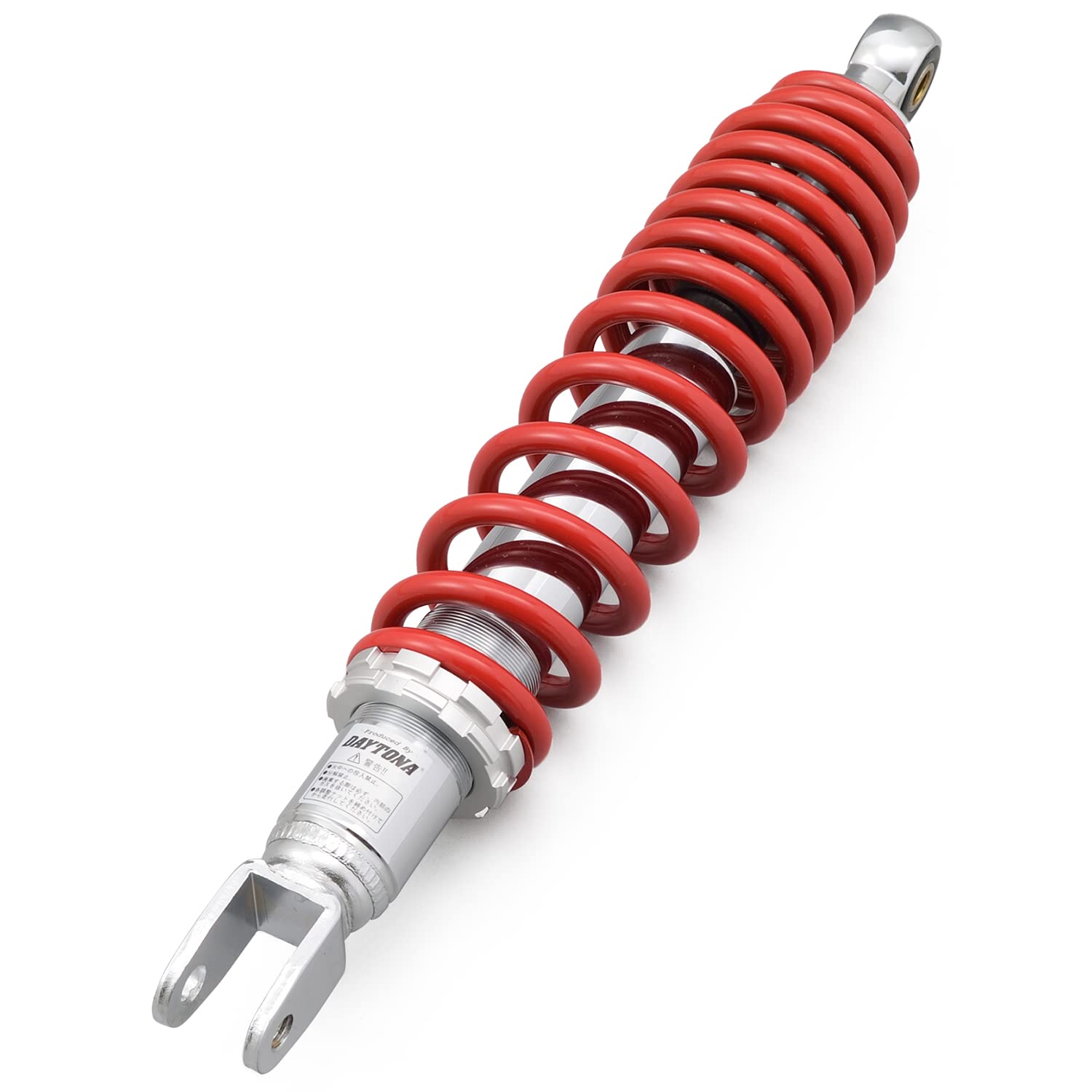 デイトナ(Daytona) バイク用 リアサスペンション アドレスV125/S専用 取付長340mm 乗り心地改善 強化リアショック レッドスプ