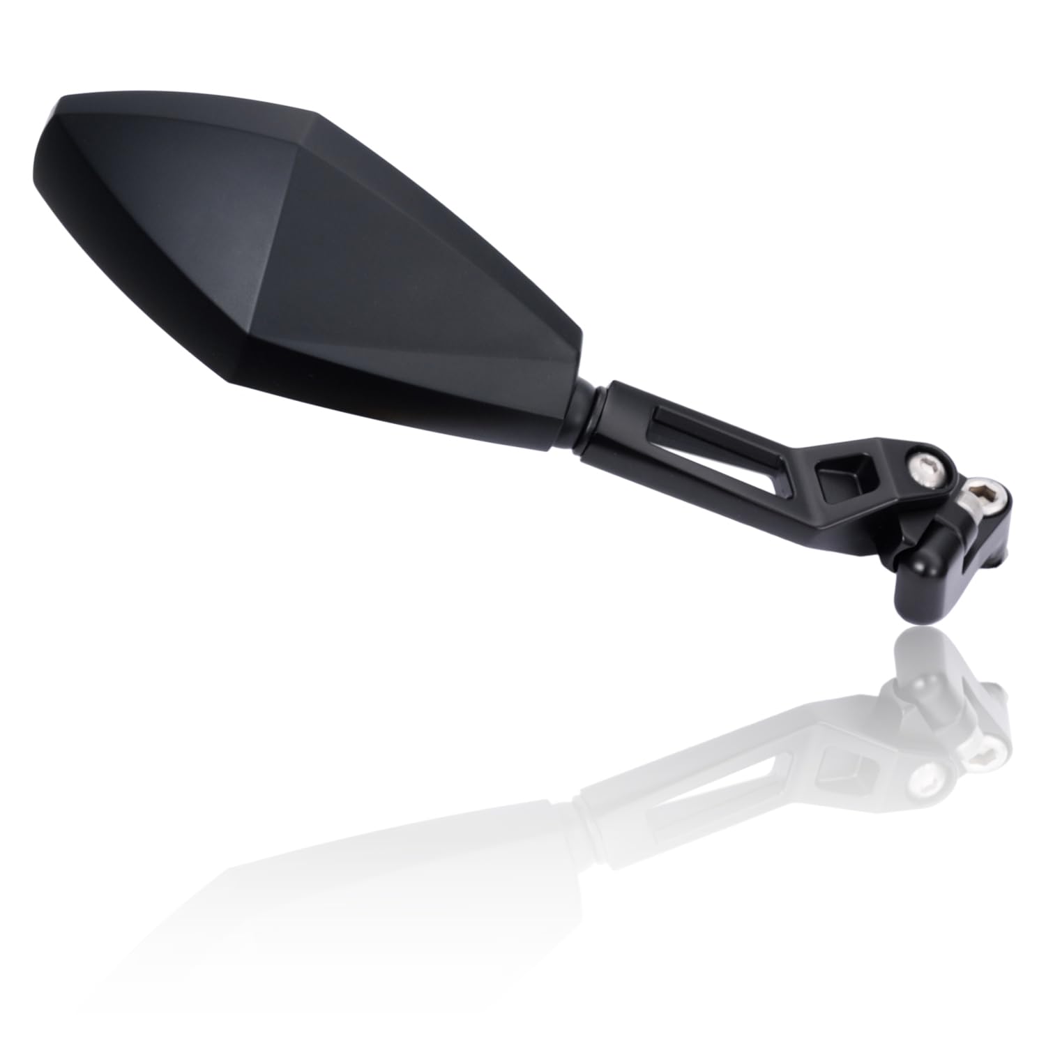 デイトナ(Daytona) ハイビジミラー バイク用 ミラー 10mm正ネジ/逆ネジ 軽量 広角 新保安基準適合 ローマウント ダイヤ ショート