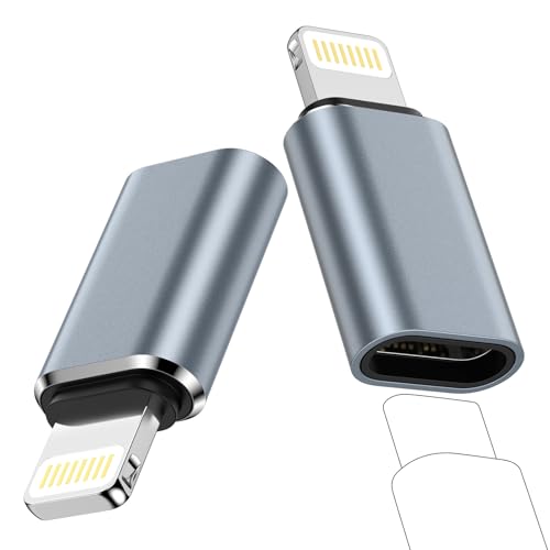 Ocbuo Type C to Lightning�Ѵ������ץ�*2�ĥ��å� ������C����饤�ȥ˥��Ѵ� PD��®����/��®�ǡ���ž�� USB