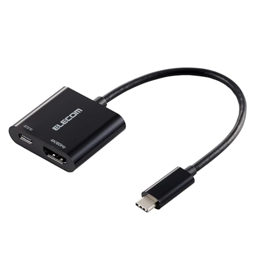 エレコム usb c 変換アダプタ Type-C to HDMI 給電ポート付き 4K(3840×2160px)/60Hz マルチディスプレイ