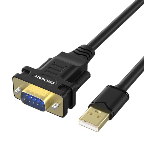 OIKWAN USB - ���ꥢ�� RS-232 �����ץ��� FTDI���åץ��å��դ� USB 2.0 - ���� DB9 ���ꥢ�륱���֥� Wi