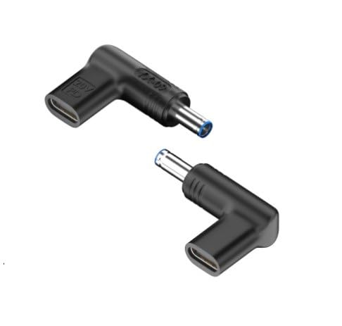 まぎまぎ (TYPE-CタイプC変換）PD対応 電源コネクタ変換アダプタ各種 (タイプC(TYPE-C)→HP(4.5-3.0mm)(YX-09