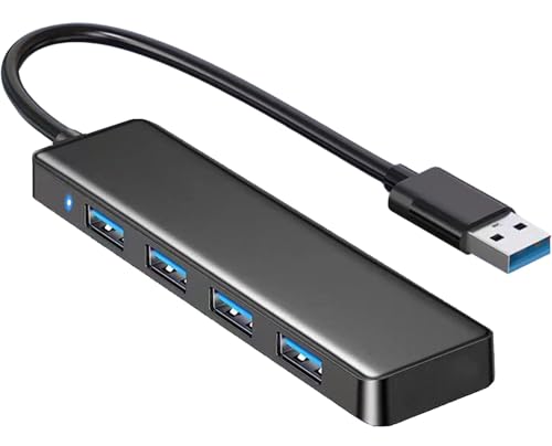 VIENON USB 3.0 ハブ 4ポート USBハブ USBスプリッター USBエクスパンダー ノートパソコン Xbox、フラッシュドライブ