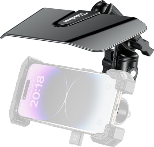 ブラック/-/KDR-V2・パッケージ個数:1・【サンバイザーツーリング】 夏のツーリングはスマホの温度が上昇して充電ができない、温度プロテクションでスマホが使えない、雨粒で操作できなくなる等の悩みがあり、デリバリー用サンバイザーにツーリング用途でも需要がありました。 愛車のデザイン性を極力損なわないように、スポイラーの様なスポーティーなデザイン性で簡易的な設計で新登場。・【日除け雨除け】 太陽光による熱の影響とスクリーンの明るさ最大状態による発熱により、 温度プロテクションによりスマホが使用できなくなる場合があります。日陰を作り、画面の明るさを暗くする事で温度上昇を軽減します。スクリーンに付着する雨粒により、操作ができなくなったり誤作動を引き起こします。雨を避けて操作性を維持します。■ご注意：?効果を発揮するためにサンバイザーが大きく、メーターが見えづらいなどの障害が発生する可能性があります。?クランプバーを使用する場合は、重量が増すためクランプバーの剛性により振動で振れやすくなったり、折損する可能性があります。■：KDR-H3/KDR-H4W/KDR-HB1/KDR-H
