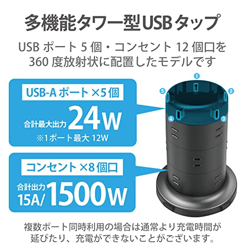 サンワサプライ 電源タップ 3個口・2P (1m) TAP-3W1N 送料無料
