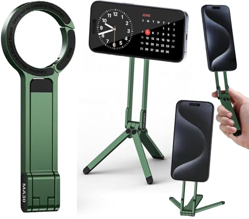 Other - Ulanzi MA30 スマホ三脚/MagSafe対応 金属製 強力マグネット 折りたたみ式 持ち運び便利 自撮り棒 スマホスタンド 撮影 動画
