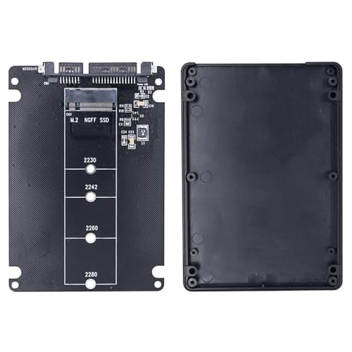 樂天商城 - FANGCUU M.2 NGFF to SATA 3.0 変換 6Gbps 変換 アダプタ NGFF B Key SSD 対応 2.5インチ ケ
