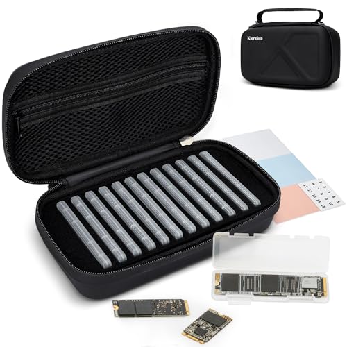 ~15 inches - 大容量 M.2 NVME SSD EVAハード収納ケース 12枚M.2 NVME 2230 / 2242 / 2260 / 2280 SSD 収