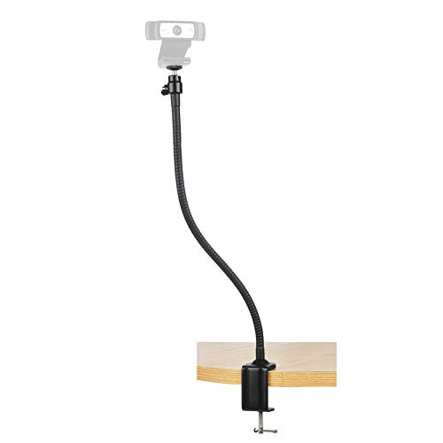 ウェブカメラマウント - フレキシブルアームクランプスタンド三脚 適用 Logitech Webcam C920s C930 C9..
