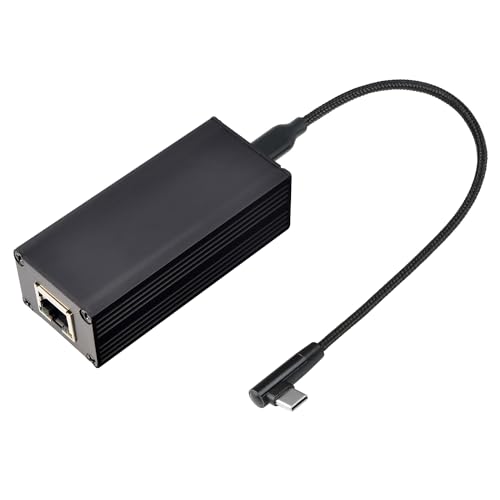 REVODATA PoE to USB-C ドライバーコンバーター (電話/タブレット用)、PoE to Type-C 電源出力、イーサネット