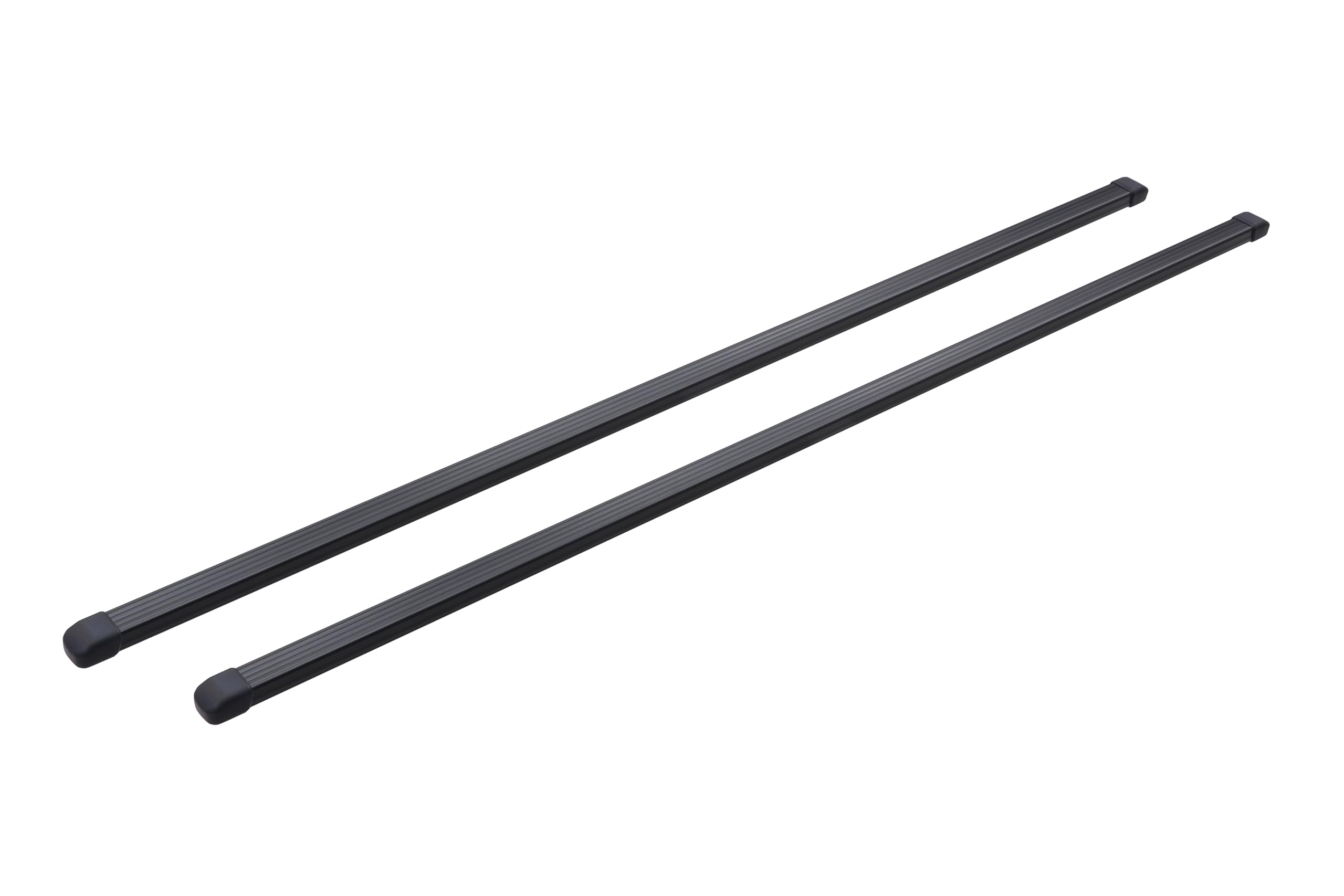 カーメイト(CARMATE) ルーフキャリア inno ベースバー スクエア 137cm ダブルキャップモデル INB137BK
