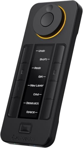 XENCELABS クイッキーズ ショートカット リモート 40 カスタマイズ可能 ショートカットキー付き 片手シ..