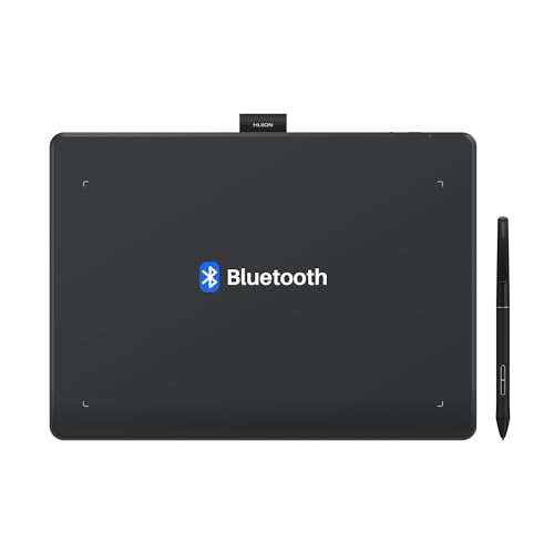 HUION Inspiroy Frego M 無線ペンタブ 板タブ ワイヤレス Bluetooth5.0ブルートゥースペンタブレット 充電不要ペ