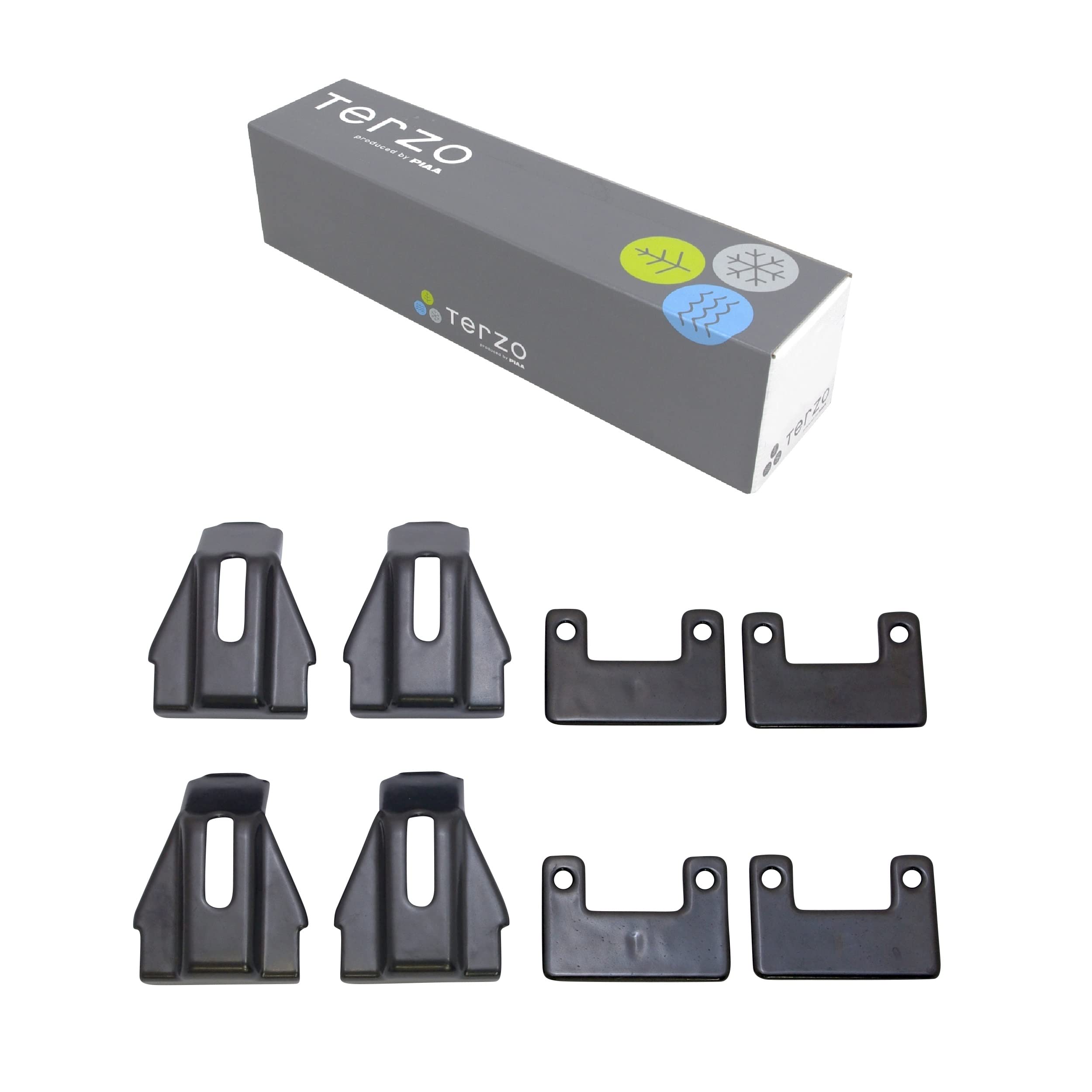 Terzo テルッツォ (by PIAA) ベースキャリア 車種別取付ホルダーセット 4個入 ダイレクトルーフレール..