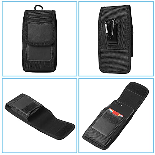 DFsucces 携帯電話ポーチ 腰に挟む式 スマホケース 縦型 ウエストポーチ ベルト 持ち運びに便利 商務風 小物収納 レディース/メンズ