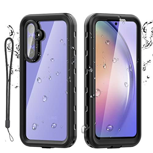 樂天商城 - AICase Samsung Galaxy A54 (6.4インチ)用防水ケース、防雪、防塵、耐衝撃、IP68認定フルボディ保護 完全密封 水中