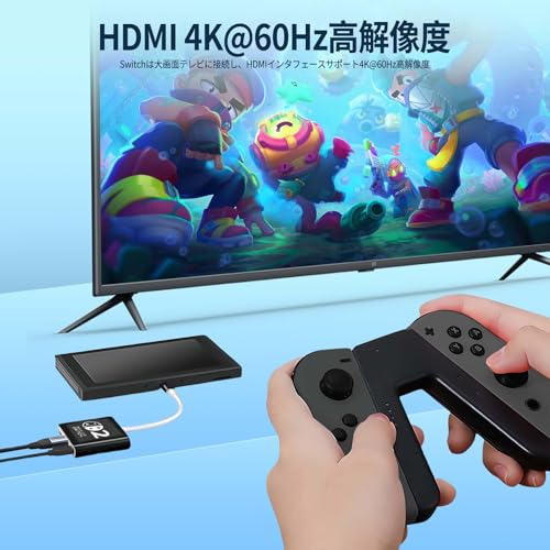 Switch 2�ѥɥå���Switch 2��21.1.0���б��ۥ����å� 2 �ɥå� �ƥ����³���� ľ�ܤ�TV���� �ɥå�¿��ǽ HDMI 4