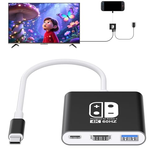 Other - Switch 2 ドック 小型 アルミニウム合金の外装 【新登場-Switch 2「21.2.0」対応 プラグアンドプレイ】スイッチ 2 ドック