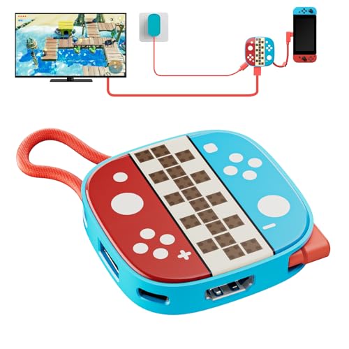 Switch ドック【Switch/Switch 有機ELモデル対応】テレビ接続出力 スイッチ ドック HDMI2.0 4K@60Hz/PD 1