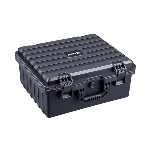 Rakuten - Lykus HC-4020 防水ハードケース 格子状カットスポンジが内蔵 内寸:40.5x33.4x17.8 cm カメラ、プロジェクター、ドロ