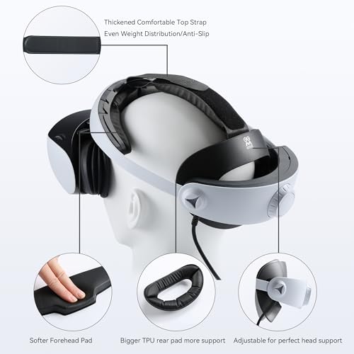 AMVR CM1 快適モディファイキットPS VR 2に対応アクセサリー、最適な装着位置を維...