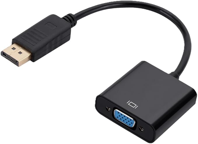 Rakuten - DP DisplayPort ディスプレイポート to VGA 変換 アダプター ケーブル ミラーリング 対応 1080P デュアルディスプレイ