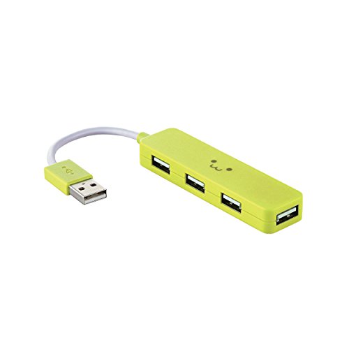 樂天商城 - エレコム USB2.0 ハブ 4ポート バスパワー Nintendo Switch動作確認済 グリーン U2H-SN4NBF3GN