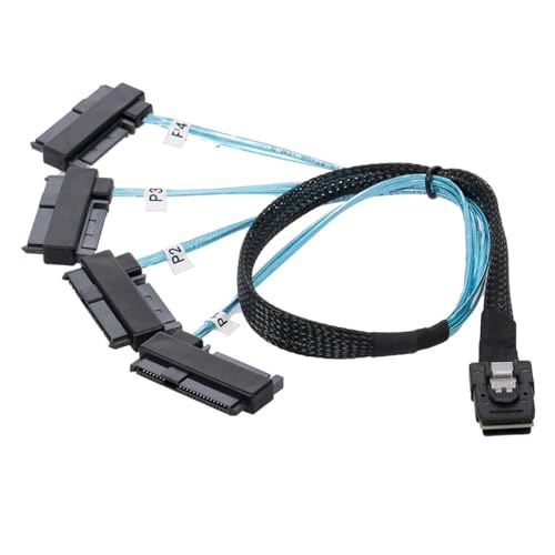 Iee1394 Cable - NFHK 内部 36ピン Mini SAS SFF-8087 ホスト→ 4 SFF-8482 ターゲット SAS ハードディスク IDE 電源ケ