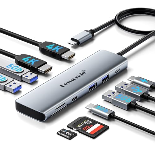 グレー/HDMI2つ(10-IN-1)/TC91・Size:HDMI2つ(10-IN-1)・【Type C ドッキングステーションHDMI】USB 3.0ポート(5Gbps)+USB 2.0ポート＊2、HDMI 2ポート4K@30Hz、Type C PD 100W 給電、Micro SD/ TFスロット日常必要されるポートをすべて備えています。高品質なアルミニウム金属素材を採用して、耐振動・耐衝撃性にも優れています。・【デュアル HDMI 3画面拡張 4K】HDMIのみ出力：4K@30Hz；HDMI 同時に出力:1080P@60Hz。パソコン/スマホをテレビ、モニター、プロジェクターにミラーまたは拡張（Windowsシステムのみ）表示することができます。大画面ながら高精細な画像とクリアなサウンドをお楽しみます。・【TF/SDカードリーダー】USB-C 直接にSD/TFを同時に使用して、デジカメラなどで撮影した写真や映像を取り込むことができます。カメラに美しい瞬間の写真やVlogoを記録し、メモリーカードのビデオからデータをカードスロットから読み取ります。カードスロットは